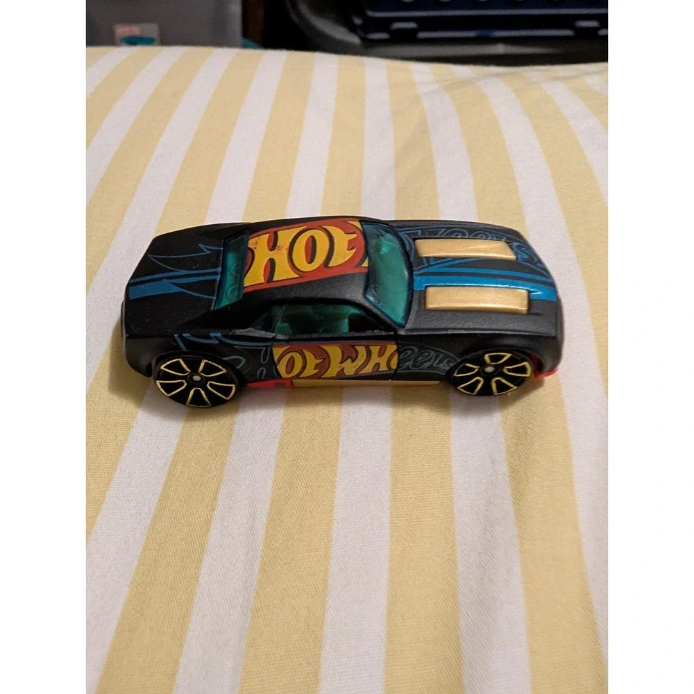 BULLY GOAT - FLAT BLACK with A LOGO - 2014 HW RACE SERIES * HOT WHEELS * OPEN